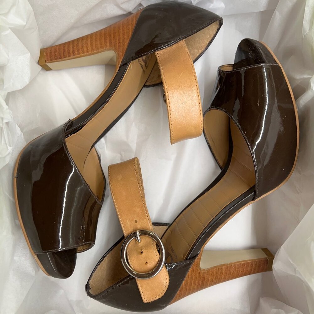Gianni Bini Sexy High Heel Brown Sandals 7